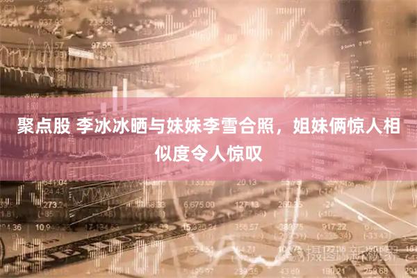 聚点股 李冰冰晒与妹妹李雪合照，姐妹俩惊人相似度令人惊叹